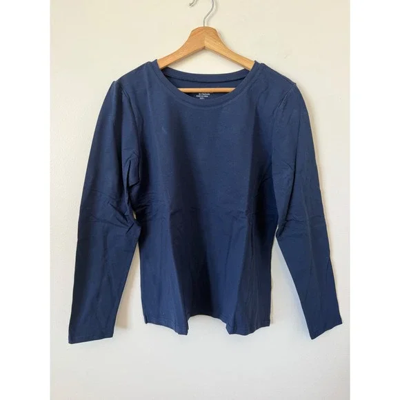 Real Comfort by Chadwick's Men's/Women's Crew Neck Tee – Midnight – Size Large - Picture 1 of 3